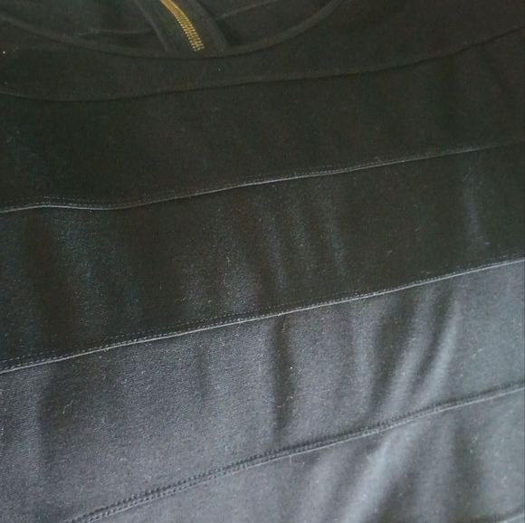 Juicy Couture black scoop neck long sleeve dress - Picture 8 of 9